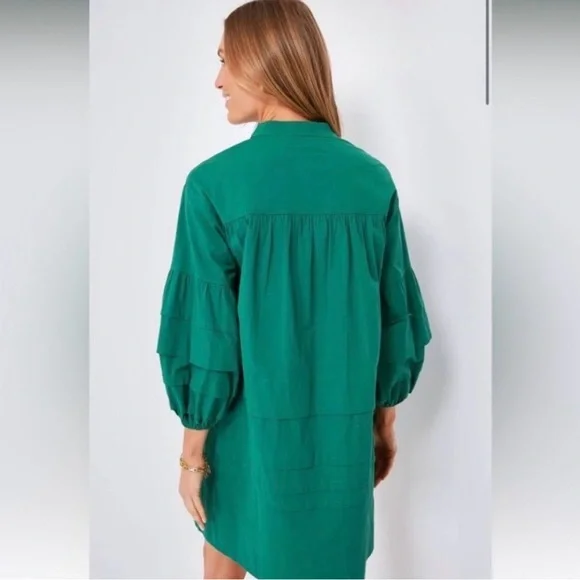 Tuckernuck Emerald Green Long Sleeve Dress - Picture 2 of 4